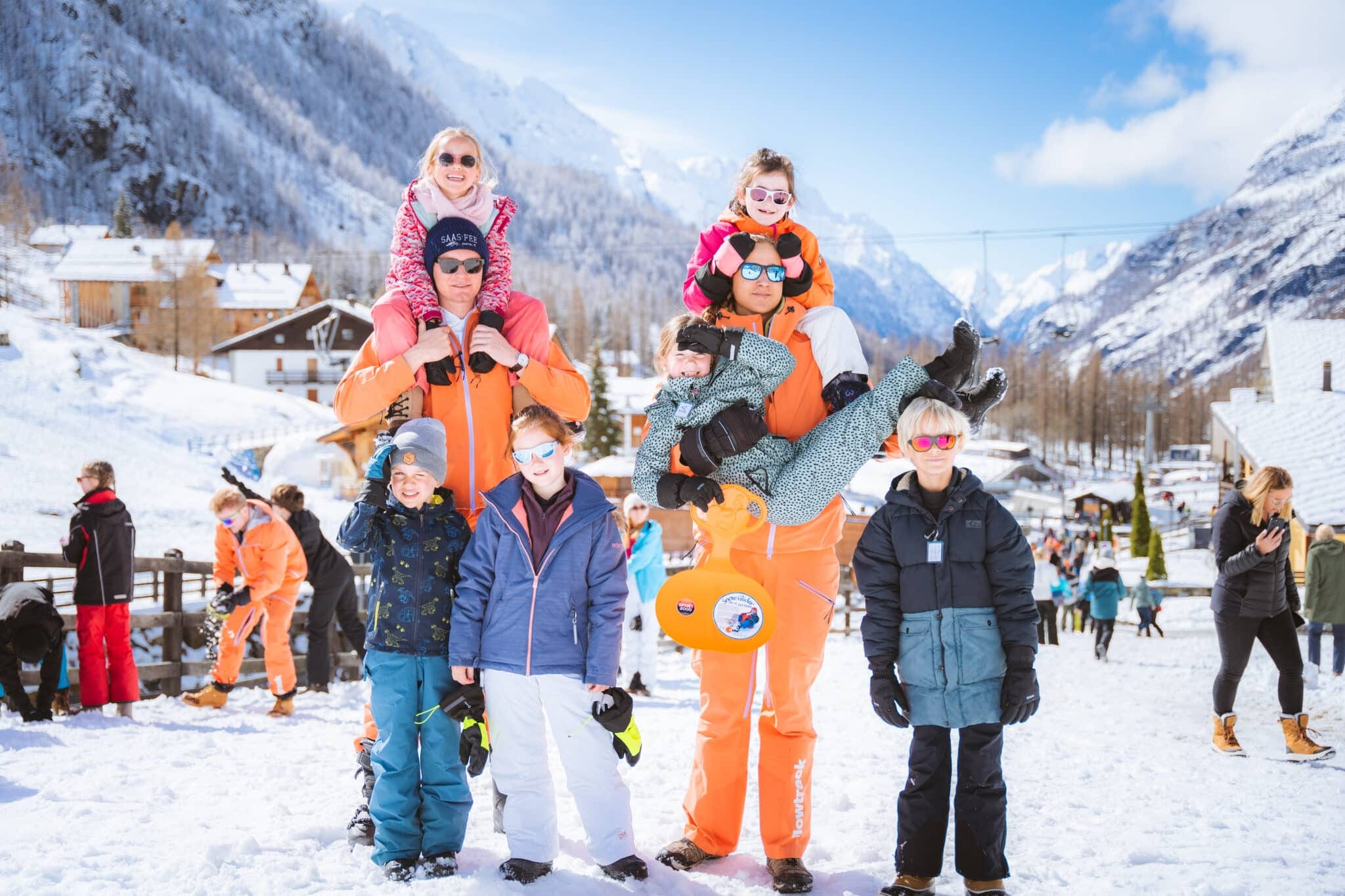 après-ski crew en kinderen