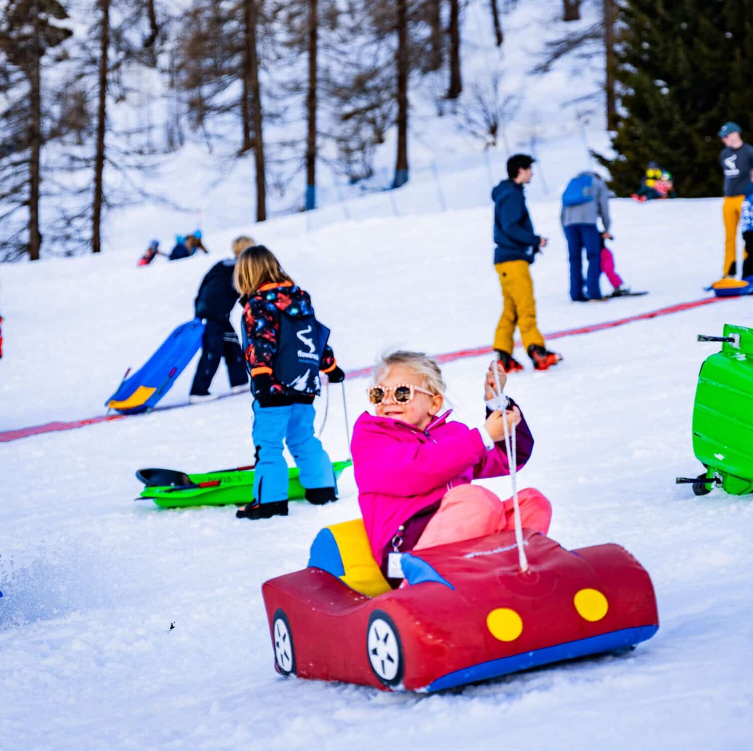 sleeen tijdens après-ski