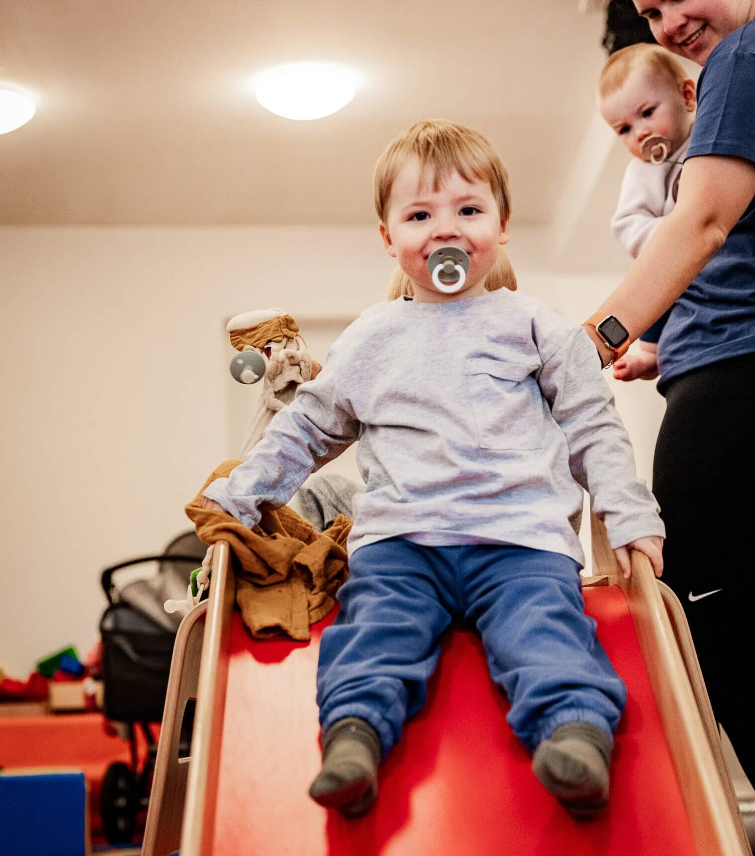 glijbaan in kinderopvang
