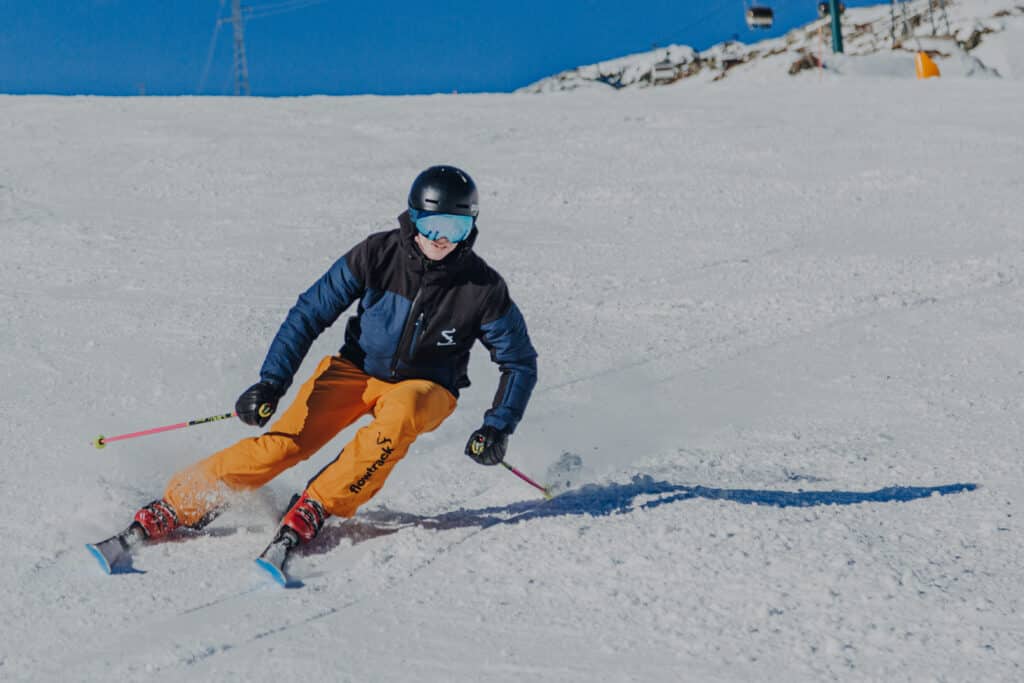 ski op de piste