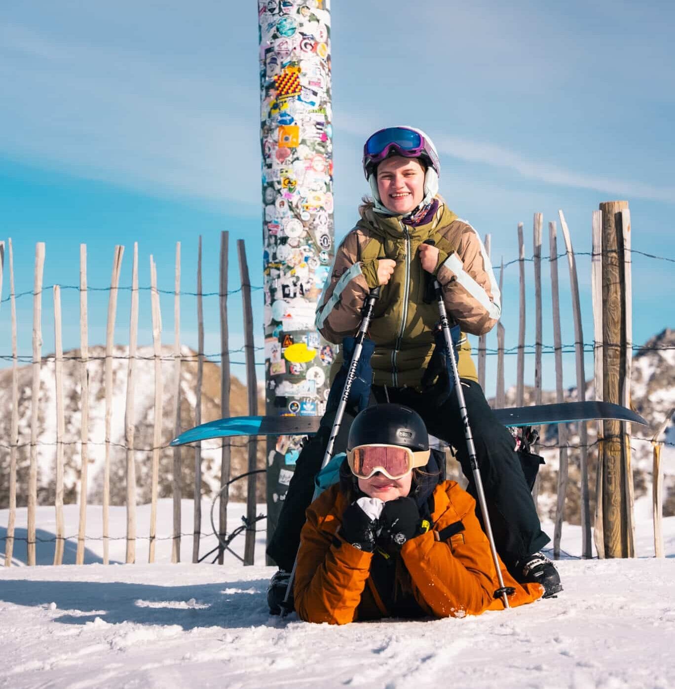 snowcamp ski vriendinnen