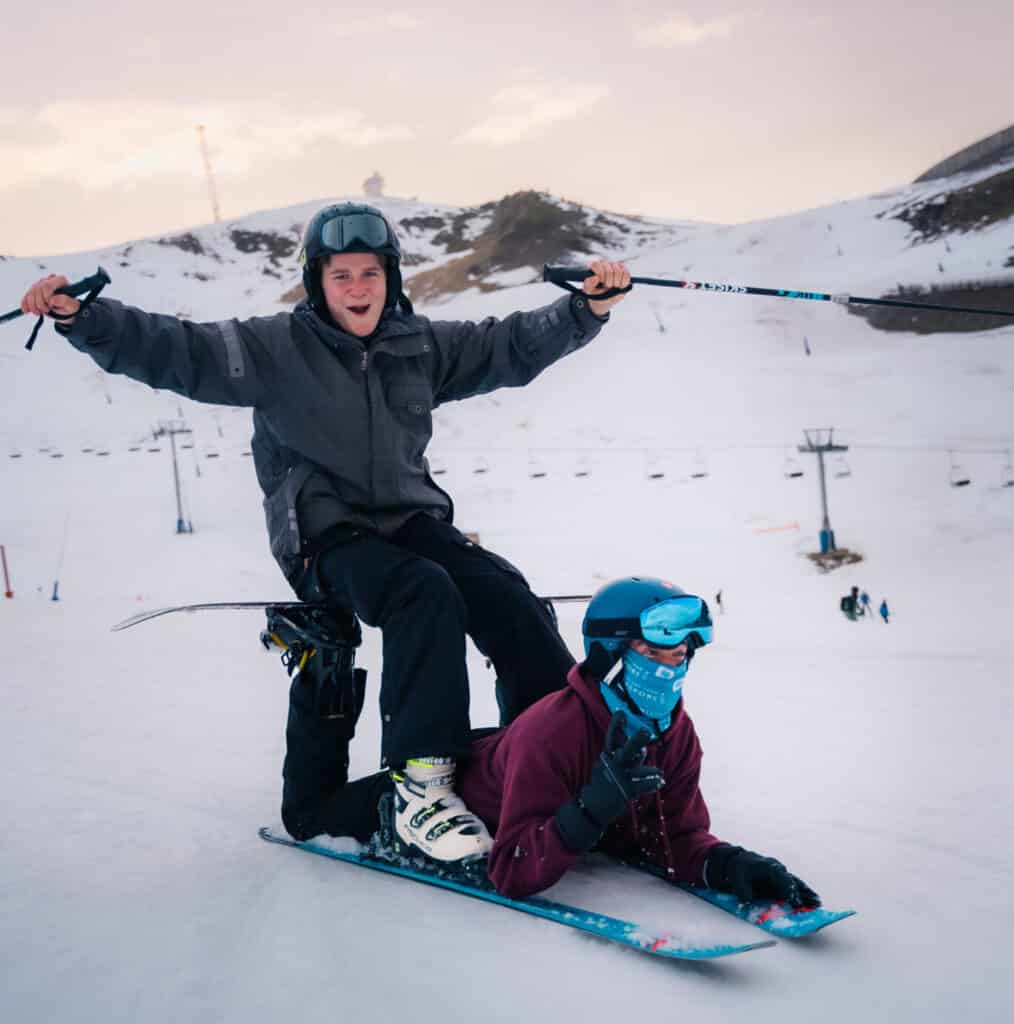 snowcamp snowboard op ski