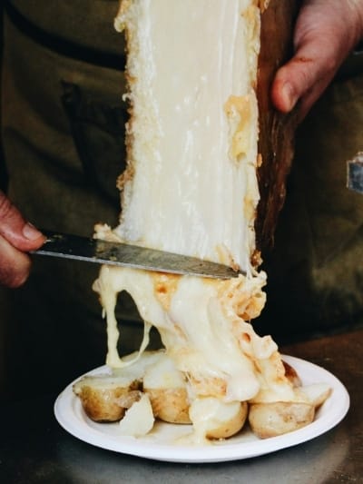 raclette en pizza night