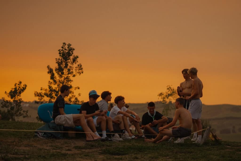 kamp san vicente sunset